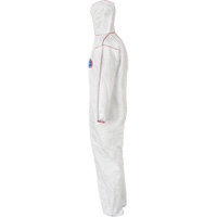 Dupont Personal Protection ST127SWH4X002500 SFR Coveralls with Hood, 4X-Large, White, Tyvek&reg; 400