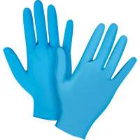 Zenith Safety Products SHJ761 Vending Pack Disposable Gloves, Medium, Nitrile, 4.5-mil, Powder-Free, Blue, Class 2