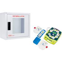 Zoll SHJ773 AED Plus&reg; Defibrillator & Wall Cabinet Kit, Semi-Automatic, English, Class 4
