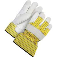Bob Dale Gloves 40-9-173PL-X2L Gants d'ajusteur doubl&eacute;s avec poignet de s&eacute;curit&eacute;, 2T-Grand, Paume en Cuir fleur de vache, Doublure en Peluche d'acrylique