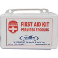 Dentec 81CSA-0002-0 Trousse de premiers soins de base Shield, R&eacute;pond &agrave; la norme CSA Z1220-17 type 2 environnements &agrave; faible risque, Petit (2-25 travailleurs)