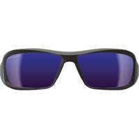 Edge Safety Eyewear TXBAP238 Brazeau Safety Glasses, Blue Mirror Lens, Anti-Scratch/Polarized, ANSI Z87+/MCEPS GL-PD 10-12/Meets/Exceeds CSA Z94.3