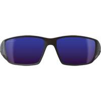 Edge Safety Eyewear TSKAP218 Kazbek Safety Glasses, Blue Mirror Lens, Anti-Scratch/Polarized, ANSI Z87+/MCEPS GL-PD 10-12/Meets/Exceeds CSA Z94.3