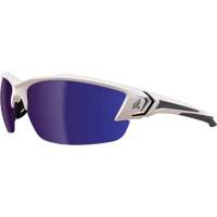 Edge Safety Eyewear TSDKAP248-G2 Lunettes de s&eacute;curit&eacute; Khor G2, Lentille Miroir bleu, Anti-&eacute;gratignures/Polaris&eacute;, ANSI Z87+/MCEPS GL-PD 10-12/R&eacute;pond ou surpasse la norme CSA Z94.3
