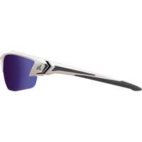 Edge Safety Eyewear TSDKAP248-G2 Lunettes de s&eacute;curit&eacute; Khor G2, Lentille Miroir bleu, Anti-&eacute;gratignures/Polaris&eacute;, ANSI Z87+/MCEPS GL-PD 10-12/R&eacute;pond ou surpasse la norme CSA Z94.3
