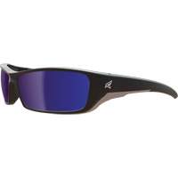 Edge Safety Eyewear SR118. Lunettes de s&eacute;curit&eacute; Reclus, Lentille Miroir bleu, Anti-&eacute;gratignures, ANSI Z87+/MCEPS GL-PD 10-12/R&eacute;pond ou surpasse la norme CSA Z94.3