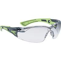 Bollé Safety RUSHPPSIG Rush+ Safety Glasses, Clear Lens, Anti-Fog/Anti-Scratch