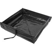 Zenith Safety Products SHK112 Collapsible Roll-Up Spill Berm, 60 US gal. Capacity, 4' W x 4' L x 6" H
