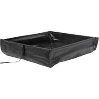 Zenith Safety Products SHK112 Collapsible Roll-Up Spill Berm, 60 US gal. Capacity, 4' W x 4' L x 6" H