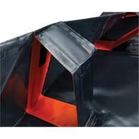 Produits de sécurité Zenith SHK127 Berme d&eacute;ployable &agrave; mur IBX, Capacit&eacute; 4488 gal. US, 12' la x 50' lo x 12" h, Support &agrave; encliqueter