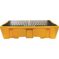 Zenith Safety Products SHK129 Double IBC Spill Pallet, 317 US gal. Spill Capacity, 89" x 57" x 23"