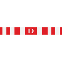  SHK176 Canadian 'D' Load Heavy Haul Sign, Aluminum, 96" W x 12" H