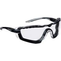 Bollé Safety COBFTPSI Cobra Hybrid Wraparound Safety Glasses, Clear Lens, Anti-Fog/Anti-Scratch
