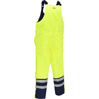 PIP Global Safety PC318M6452T-LY/XL Bisley&reg; Extreme Cold Bib Overall, Polyester, X-Large, High Visibility Lime-Yellow