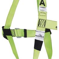 Peakworks V8001200 FBH-10022A Compliance Series Safety Harness, CSA Certified, Class A, 400 lbs. Cap.