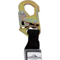 Peakworks V8104656 SA-5405-6 Shock Absorbing Lanyard, 6', Snap Hook Center, Snap Hook Leg Ends, Polyester