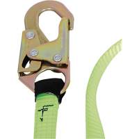 Peakworks V8104806 SA-54000-6 Shock Absorbing Lanyard, 6', Snap Hook Center, Snap Hook Leg Ends, Polyester