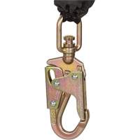 Peakworks V845633010LE SRL-73302-10LE Cordage de s&eacute;curit&eacute; autor&eacute;tractable, 10', Acier galvanis&eacute;, Pivotant