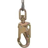 Peakworks V845633020LE SRL-73302-20LE Self-Retracting Lifeline, 20', Galvanized Steel, Swivel