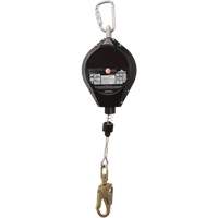 Peakworks V845633040LE SRL-73302-40LE Cordage de s&eacute;curit&eacute; autor&eacute;tractable, 40', Acier galvanis&eacute;, Pivotant