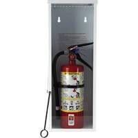 Produits de sécurité Zenith SHL055 Armoire d'usage l&eacute;ger pour extincteur, 8" la x 22" h x 6" p