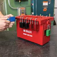 Brady 176150 Velocity Plus Safety Lockout Padlock, Orange, Keyed Alike, Aluminum, 1-1/2" Width