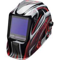 Lincoln Electric K3248-4 VIKING 3350 Twisted Metal&reg; Welding Helmet, 3.74" L x 3.34" W View Area, 5 - 13 Shade Range