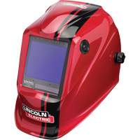 Lincoln Electric K4034-4 VIKING 3350 Code Red&reg; Welding Helmet, 3.74" L x 3.34" W View Area, 5 - 13 Shade Range