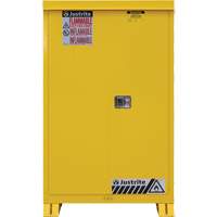 Justrite 814500 Outdoor Flammable Storage Cabinet, 45 gal., 2 Door, 43" W x 65" H x 18" D