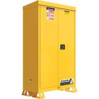 Justrite 814500 Outdoor Flammable Storage Cabinet, 45 gal., 2 Door, 43" W x 65" H x 18" D