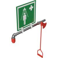 Hughes 23GRM Douche de rinçage, Montage sur canalisation circulaire