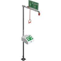 Hughes 18GS45G Douche combin&eacute;e avec cuvette ferm&eacute;e en ABS et entr&eacute;e inf&eacute;rieure, Socle