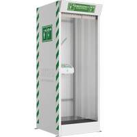 Hughes SD32K45G Emergency Cubicle Shower & Covered Eye & Face Wash