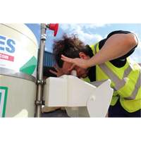 Hughes 40K45G Mobile Self-Contained Emergency Safety Shower with Eye & Face Wash, 30 gal. Capacity, Meets None