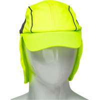 Produits de sécurité Zenith SHL863 Chapeaux de refroidissement avec voiles pour le cou, Lime haute visibilit&eacute;