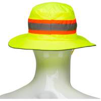 Produits de sécurité Zenith SHL864 Chapeau de p&ecirc;cheur &agrave; refroidissement par &eacute;vaporation, Lime haute visibilit&eacute;