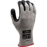 Showa XC800XXL-10 XC800 Cut-Resistant Gloves, Size 2X-Large/10, 13 Gauge, Nitrile Coated, HPPE Shell, ASTM ANSI Level A5/EN 388 Level E