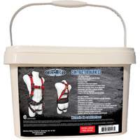 Dentec 16H12352WXLFI URT Contractor Safety Harness in Pail, CSA Certified, Class AP, X-Large, 352 lbs. Cap.