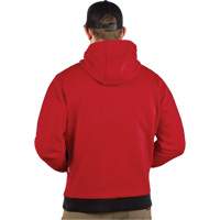 Milwaukee M200R-20M M12 Heated Hoodie (Jacket Only), Men's, Medium, Red, Poly-Cotton