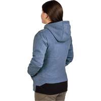 Milwaukee F200U-21M M12 Heated Hoodie with Battery, Women's, Medium, Blue, Poly-Cotton