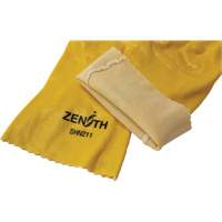 Produits de sécurité Zenith SHN211 Gants &agrave; fini rugueux et r&eacute;sistants aux produits chimiques, Taille 9, 12" lo, PVC, Doublure en Interlock, 47-mil