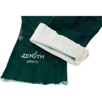 Produits de sécurité Zenith SHN215 Gants verts &agrave; double enduit, 14" lo, PVC, Doublure en Jersey de coton, 70 mils