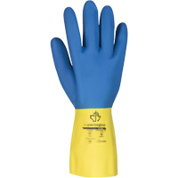 Superior Glove Works Ltd. NL3030-9 Chemstop NL3030 Food Processing Chemical-Resistant Gloves, Size 9, 12" L, Latex/Neoprene, 30-mil