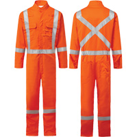 IFR Workwear FR510ORT50 Bizflame&reg; 88/12 Iona 7 oz. FR510 FR Coverall, Size 50 (Tall), Orange