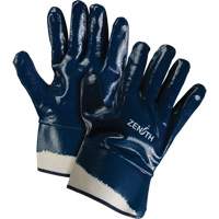 Produits de sécurité Zenith SHN707 Gants &agrave; poignet de s&eacute;curit&eacute; de poids lourd, 10/T-Grand, R&ecirc;vetement Nitrile, Enveloppe en Coton