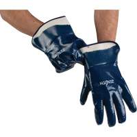 Produits de sécurité Zenith SHN707 Gants &agrave; poignet de s&eacute;curit&eacute; de poids lourd, 10/T-Grand, R&ecirc;vetement Nitrile, Enveloppe en Coton