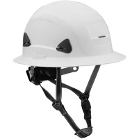 PIP Global Safety CSH12001 Fibre Metal Climbing Style Helmet with Full Brim, CSA Type 2, Ratchet Suspension, Non-Vented