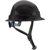 PIP Global Safety CSH12011 Casque Fibre Metal de style escalade avec bordure compl&egrave;te, R&eacute;pond aux normes CSA type 2, Suspension Rochet, Non ventil&eacute;