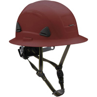 PIP Global Safety CSH12012 Fibre Metal Climbing Style Helmet with Full Brim, Meets CSA Type 2, Ratchet Suspension, Non-Vented