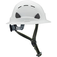 PIP Global Safety CSH13001 Casque Fibre Metal de style escalade avec bordure compl&egrave;te, R&eacute;pond aux normes CSA type 2, Suspension Rochet, Ventil&eacute;